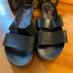 Blowfish double strap back sandal, size 7.5